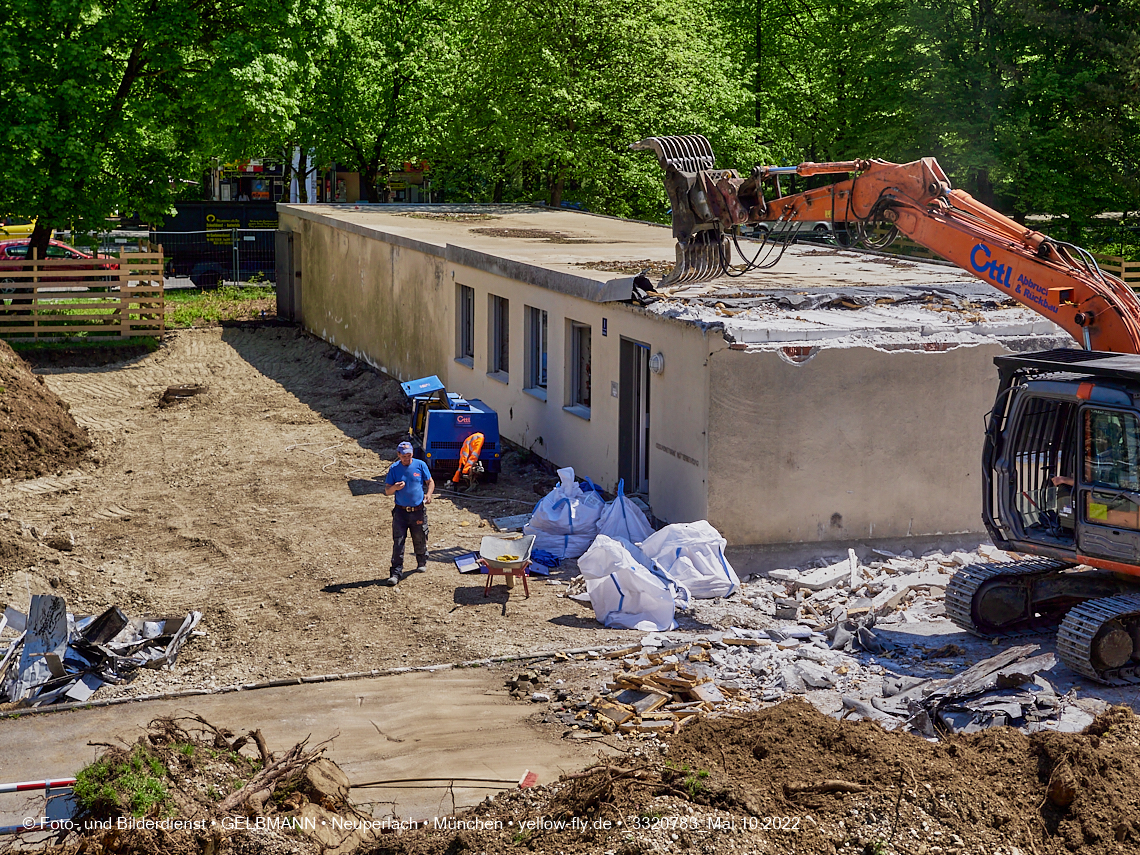 10.05.2022 - Baustelle am Haus für Kinder in Neuperlach